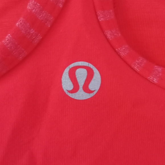 LULULEMON Orange Tank Top! - Size 4- Power Y Racer Back - Picture 5 of 7